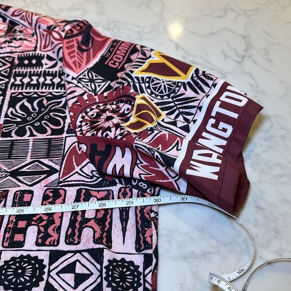 Washington Commanders Hawaiian Shirt Men’s Size 3X - Picture 4 of 5